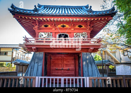 Campanile al tempio Kitain, Kawagoe, Giappone Foto Stock