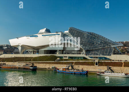 Musee des Confluences, Presqu'ile a Lione Foto Stock