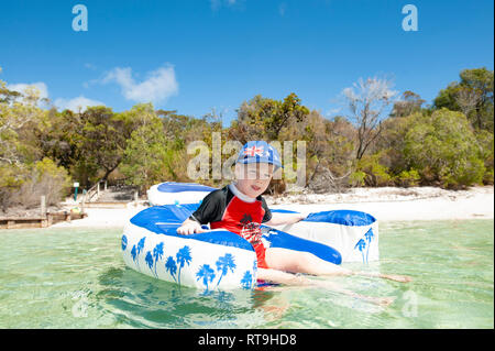 Lago McKenzie, l'Isola di Fraser, Queensland, Australia Foto Stock