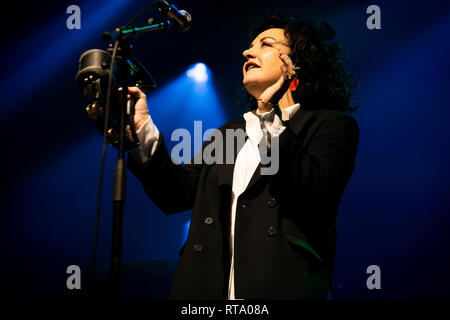 Il diacono blu, scogliere Pavilion Southend, Essex © Clarissa Debenham / Alamy Foto Stock