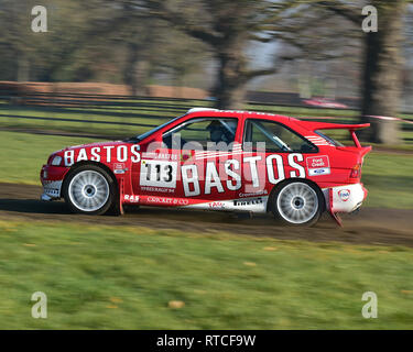 John Peck, Ford Escort Cosworth, Race Retro, Rally, domenica 24 febbraio, 2019, retrò, nostalgia, motorsport, automobili, veicoli, racing, classic ca Foto Stock