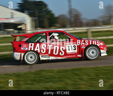 John Peck, Ford Escort Cosworth, Race Retro, Rally, domenica 24 febbraio, 2019, retrò, nostalgia, motorsport, automobili, veicoli, racing, classic ca Foto Stock