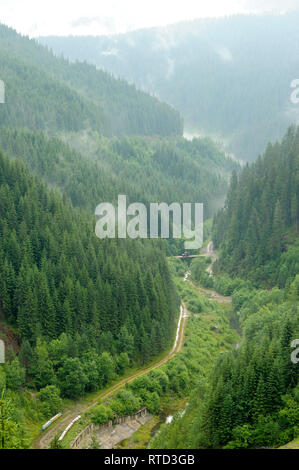 Sebes fiume sulla strada Transalpina (DN67C) nelle montagne Parang nei Carpazi Meridionali in Romania. 17 luglio 2009 © Wojciech Strozyk / Alamy Stock Photo Foto Stock