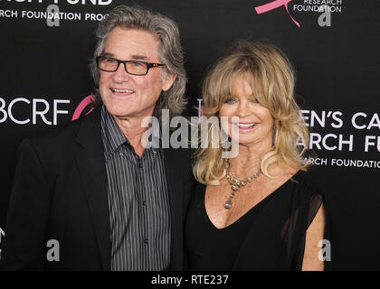 Beverly Hills, in California, Stati Uniti d'America. 28 feb 2019. Un Kurt Russell e Goldie Hawn 003 assiste le donne della ricerca sul cancro del fondo un indimenticabile serata di Gala benefici al Beverly Wilshire Hotel di quattro stagioni il 28 febbraio 2019 a Beverly Hills, la California Credit: Tsuni / USA/Alamy Live News Foto Stock