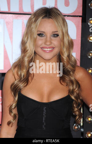 ***FILE FOTO*** Amanda Bynes ritorna alla salute mentale Facility dopo la ricaduta. Amanda Bynes al 2009 MTV Video Music Awards al Radio City Music Hall di New York City. Settembre 13, 2009. Credito: Dennis Van Tine/MediaPunch Foto Stock