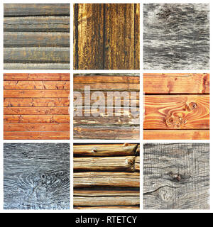 Gli sfondi di legno campioni per la tua progettazione, vera e propria texture in legno Foto Stock