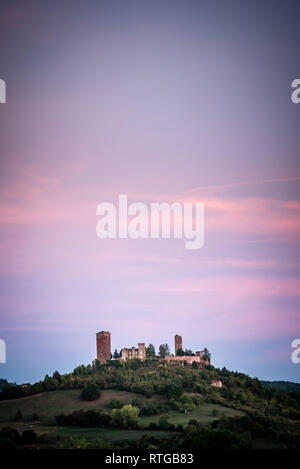 Saint Laurent les tours Castello nella valle della Dordogna Foto Stock