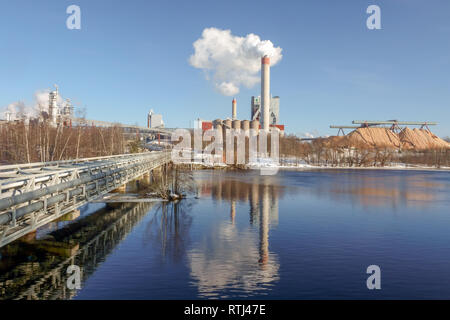 Industria della carta Foto Stock