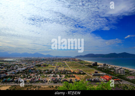 Vista da montagne di marmo, Da Nang, Vietnam Foto Stock