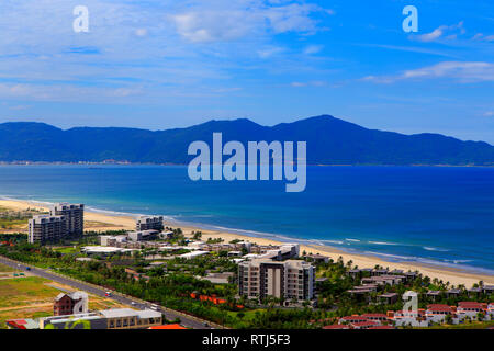 Vista da montagne di marmo, Da Nang, Vietnam Foto Stock