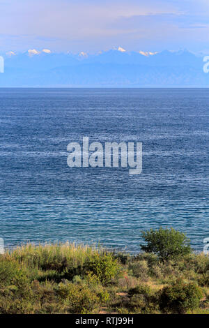 Issyk Kul lago Issyk Kul oblast, Kirghizistan Foto Stock