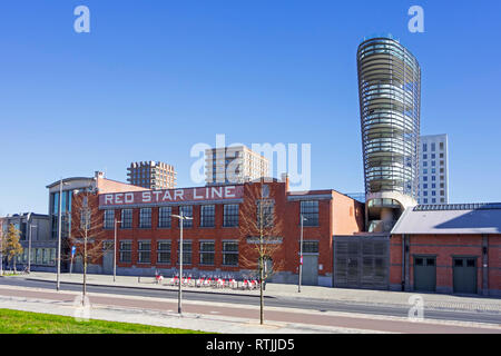 Red Star Line museo nel porto di Anversa, nelle Fiandre, in Belgio Foto Stock