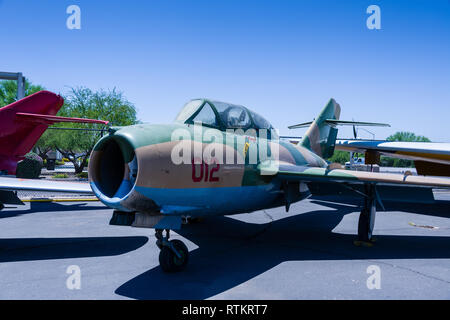 Mikoyan-Gurevich MiG-15UTI Foto Stock