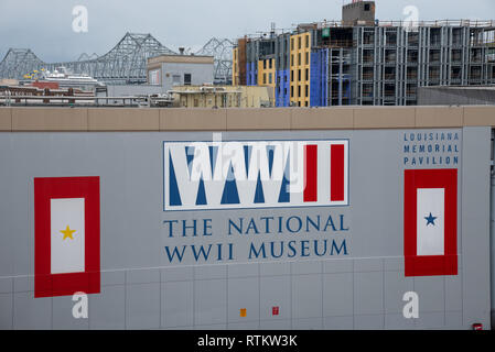 Nazionale Museo della seconda guerra mondiale a New Orleans è stata finanziata nel 2000 Foto Stock