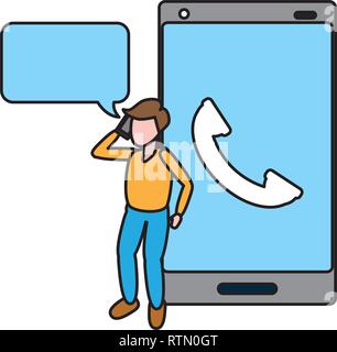Persone tech Illustrazione Vettoriale