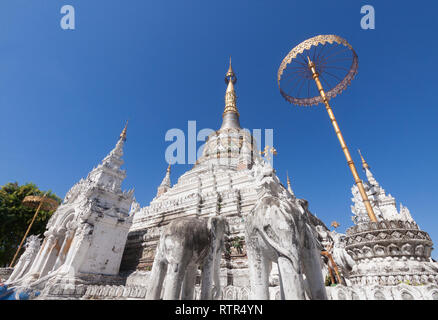 Saen Fang tempio in Chiang Mai , della Thailandia Foto Stock