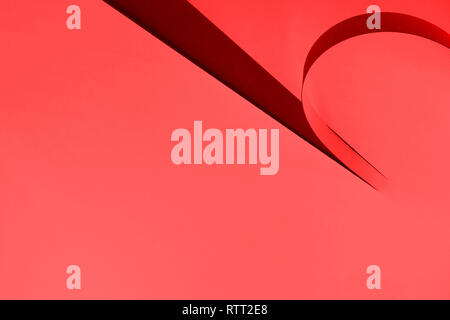 Taglio della carta color pastello fo 2019 sfondo. Foto Stock