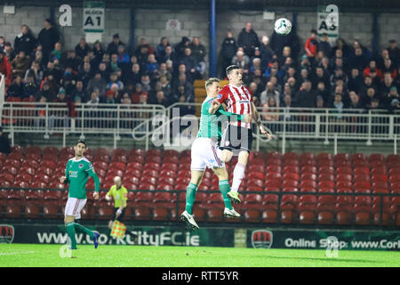 1 marzo, 2019, Cork, Ireland - League of Ireland Premier Division match tra Cork City FC vs Derry City FC. Foto Stock