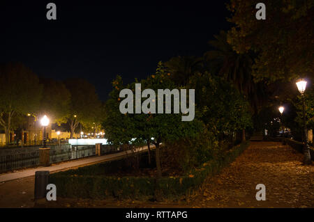 Paseo de la Bomba Park a Granada, Spagna Foto Stock