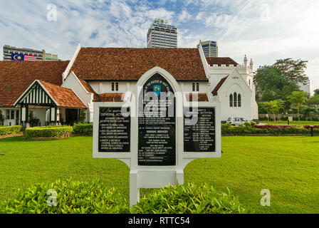 La Cattedrale di Santa Maria di Kuala Lumpur in Malesia Foto Stock