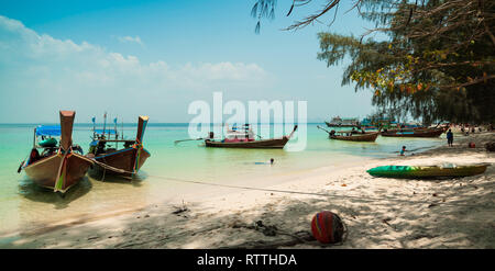 Un paradiso di spiagge, Ko Kradan Island ( Isola di Phi Phi) Thailandia Foto Stock