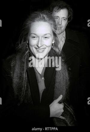 Meryl Streep e il marito Don Gummer Foto non datata da John Barrett/il PHOTOlink Foto Stock