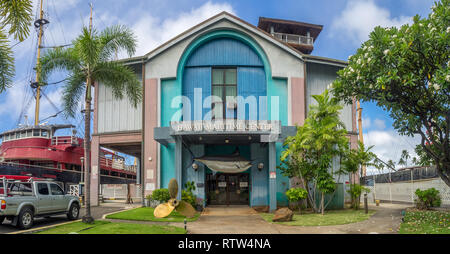 L'Hawaii centro marittimo il 6 agosto 2016 a Honolulu, Hawaii. Essa è stata chiusa al pubblico a partire dal 1° maggio 2009. Il suo status futuro è attualmente onu Foto Stock