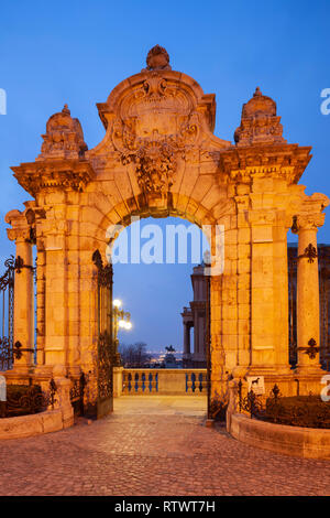 Alba al Castello di Buda a Budapest, Ungheria. Foto Stock