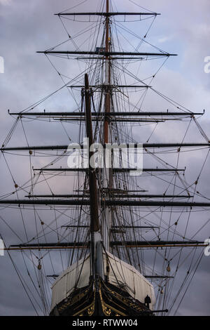 Il Cutty Sark a Greenwich Foto Stock