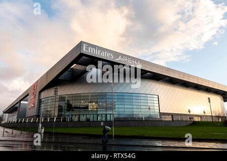 Emirates Arena di Glasgow, Scotland, Regno Unito. 2.03.2019 Foto Stock