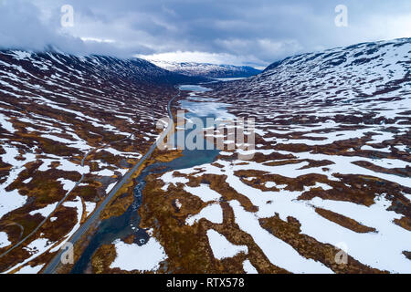 La bellissima natura della Norvegia paesaggio naturale. Foto Stock