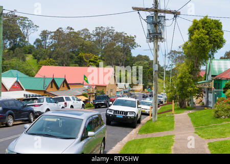 Tilba, NSW, Australia-December 27, 2018 : Street view nella storica città di Tilba, classificati dalla National Trust come centrale Conservat Tilba Foto Stock