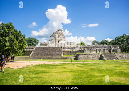 El Caracol, Chichén-Itzá, Yucatan, Messico Foto Stock