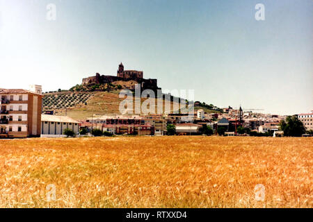 La Mota Fortezza, Alcala de real jaen, Spagna Foto Stock