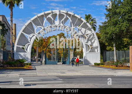 Louis Armstrong Park Situato nel quartiere Treme in New Orleans (USA) Foto Stock