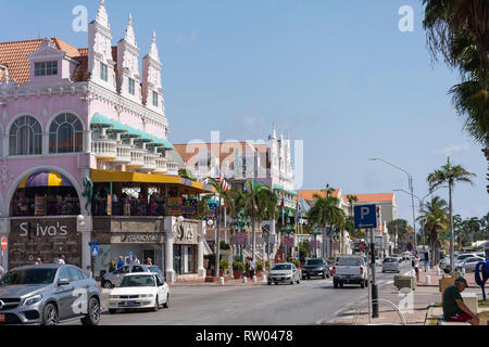 Royal Plaza Shopping Center, Lloyd G. Smith Boulevard, Oranjestad, Aruba, Isole ABC, Leeward Antilles, dei Caraibi Foto Stock