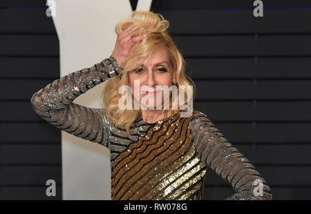 BEVERLY HILLS, CALIFORNIA - 24 febbraio: Judith Light assiste 2019 Vanity Fair Oscar Party a Wallis Annenberg Center for the Performing Arts su Febru Foto Stock