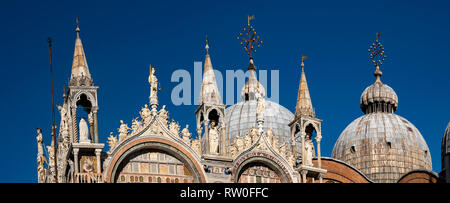 La Basilica di San Marco, Venezia, Italia. Foto Stock