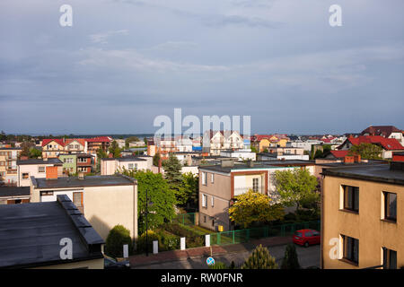 Città turistica di Wladyslawowo presso il Mar Baltico in Polonia Foto Stock