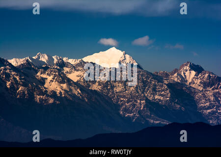 Jugal/Langtang Himal, Himalaya, Nepal Foto Stock