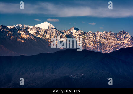 Jugal/Langtang Himal, Himalaya, Nepal Foto Stock