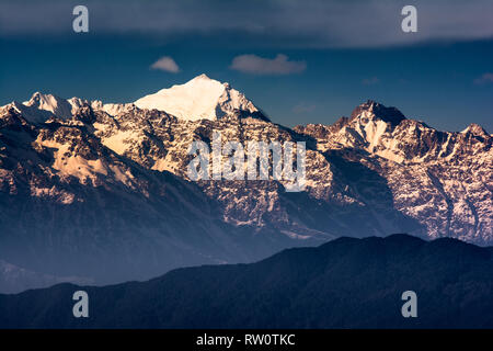 Jugal/Langtang Himal, Himalaya, Nepal Foto Stock