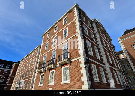 Crown Office fila, Tempio quartiere legale, City of London, Regno Unito Foto Stock