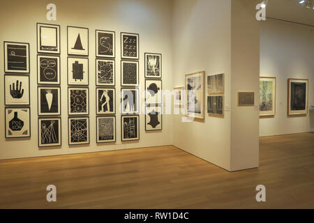 'Post-guerra all' attuale mostra presso Christie's Inc. Auction House di New York City, Stati Uniti d'America Foto Stock