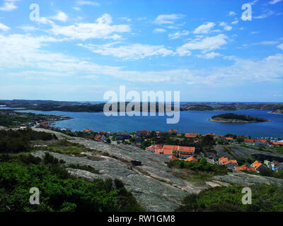 Fjallbacka panorama, Svezia - bellissimo paesaggio nordico Foto Stock