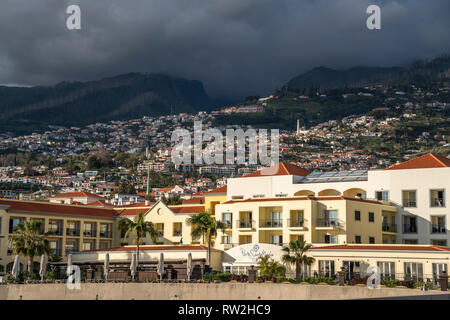 Hotel Porto Santa Maria, Funchal, Madeira, Portogallo, Europa | Hotel Porto Santa Maria, Funchal, Madeira, Portogallo, Europa Foto Stock