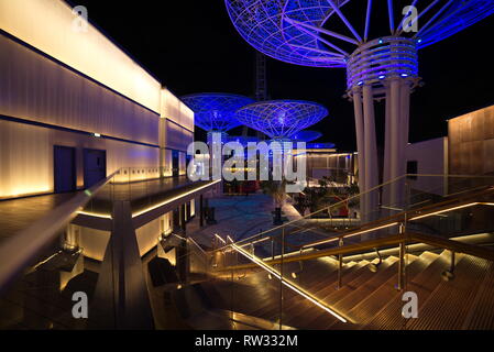 Bluewaters Isola, Dubai, Emirati Arabi Uniti, 03 marzo 2019, l'isola Bluewaters progetto da Meraas è un uomo fatto impiego misto isola situata fuori del Foto Stock