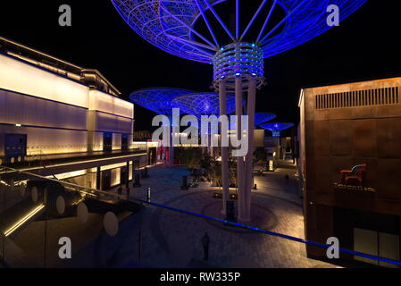 Bluewaters Isola, Dubai, Emirati Arabi Uniti, 03 marzo 2019, l'isola Bluewaters progetto da Meraas è un uomo fatto impiego misto isola situata fuori del Foto Stock