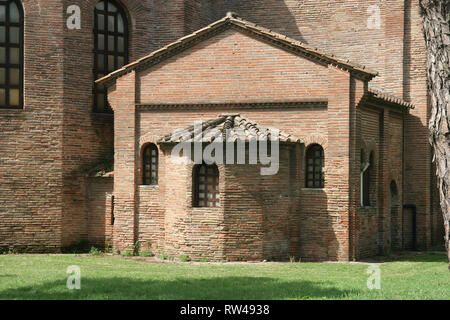 L'Italia. Ravenna. Basilica di Sant'Apollinare in Classe. Di stile bizantino. 6 CE. Abside Foto Stock