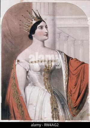 MADAME GRISI EN LA OPERA SEMIRAMIDE. Posizione: ARCHIVO congrega in giardino. Londra. In Inghilterra. Foto Stock